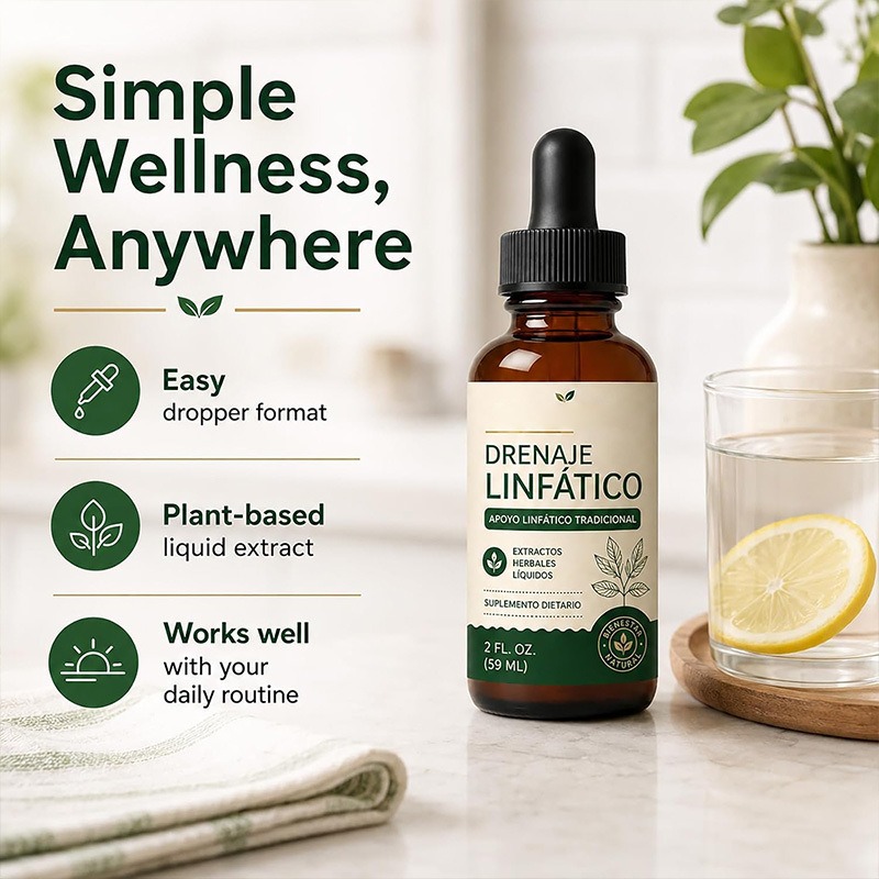 59ml Drenaje Linfatico Natural - Herbal Wellness Drops ulasan dan harga