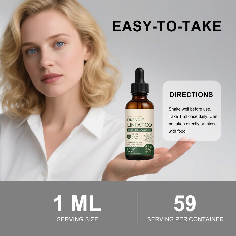 59ml Drenaje Linfatico Natural - Herbal Wellness Drops ulasan dan harga