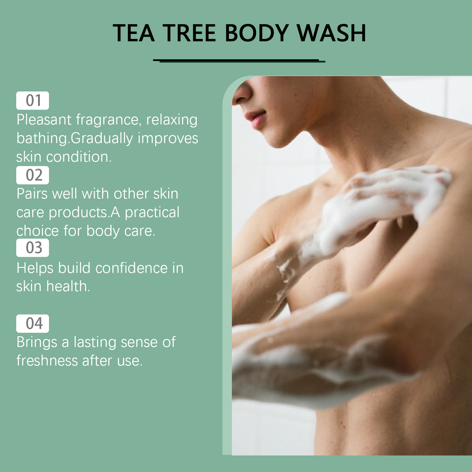 Tea Tree Refreshing Shower Gel - Herbal Wellness Tea ulasan dan harga