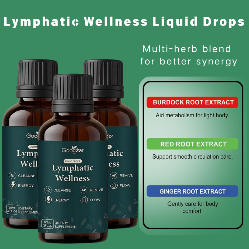 60ml Lymphatic Support Liquid  - Herbal Wellness Drops ulasan dan harga