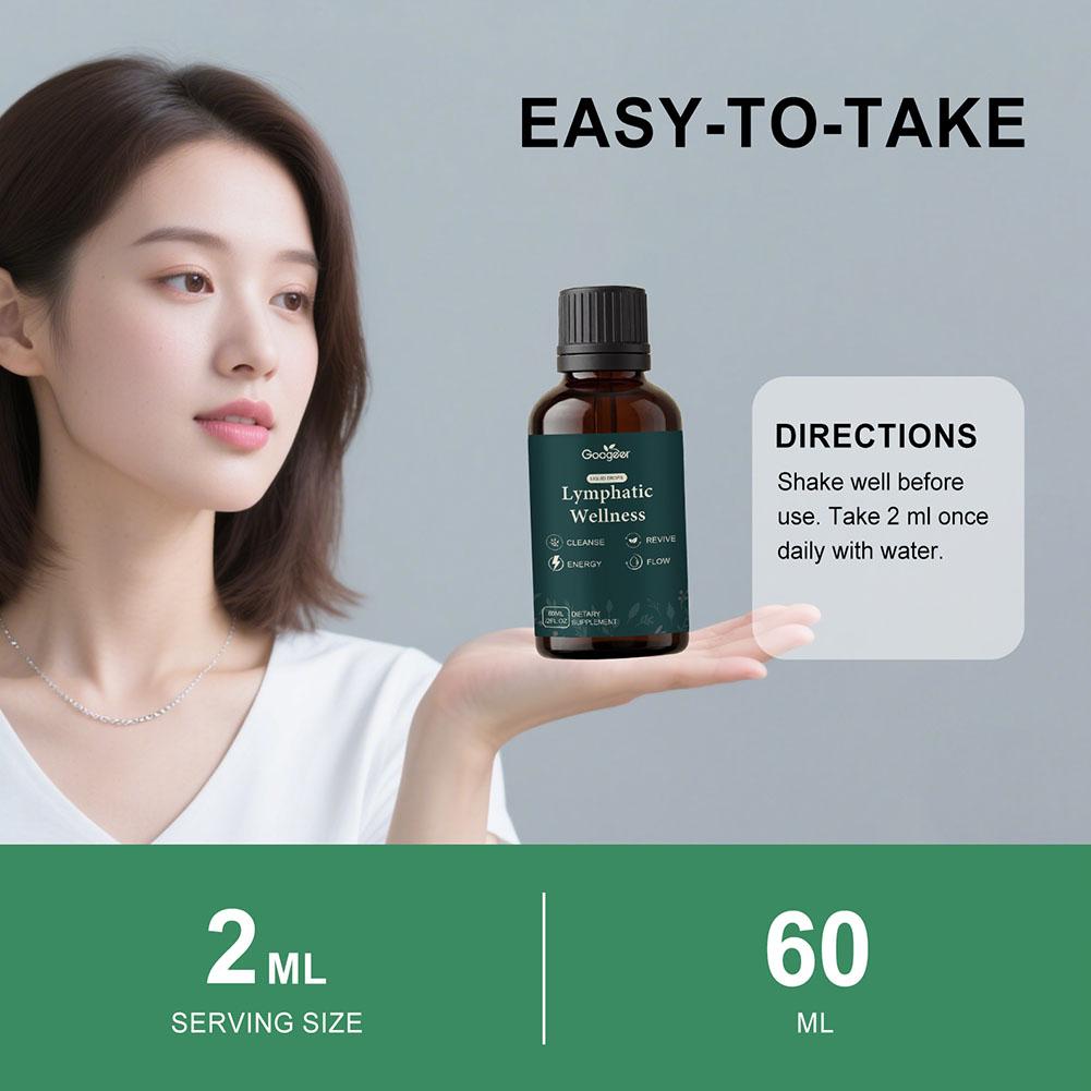 60ml Lymphatic Support Liquid  - Herbal Wellness Drops ulasan dan harga