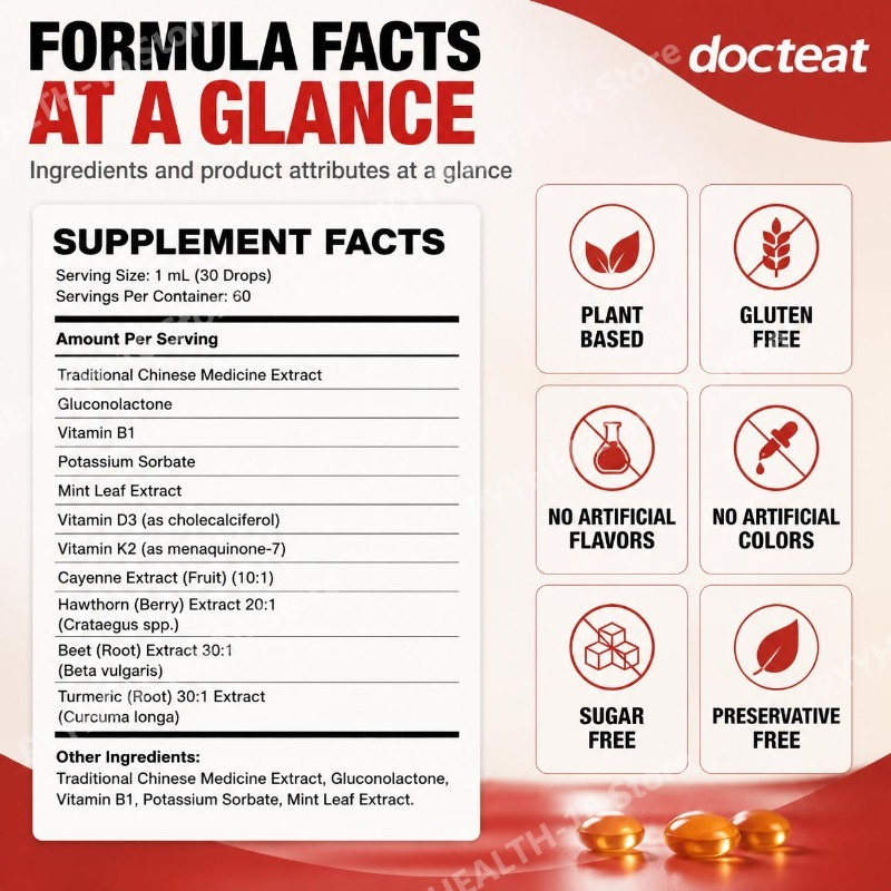 Docteat Vitamin K2+D3 Liquid D - Herbal Wellness Drops ulasan dan harga